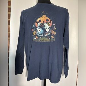 ShirtPunch Long Sleeve Halloween Mashup Graphic T-Shirt Size XL